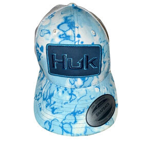 Blue Marble Huk Snapback Hat - Stylish Outdoor Wear